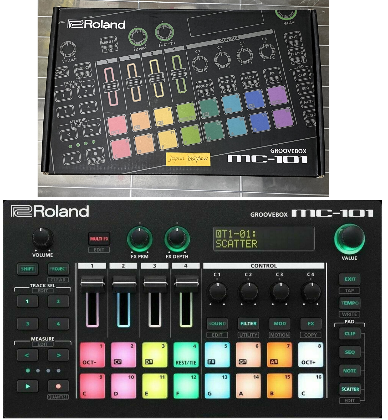 新品 Roland ローランド MC-101 GROOVEBOX リズムマシン