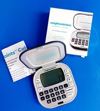 Weight Watchers WW Points Plus Calculator Daily Weekly Tracker Gray w Box Clam