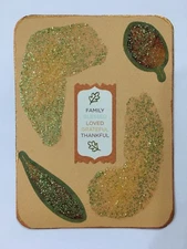 Handmade, Embellished Scrapbooking Pocket Page Journal Card 3" x 4"