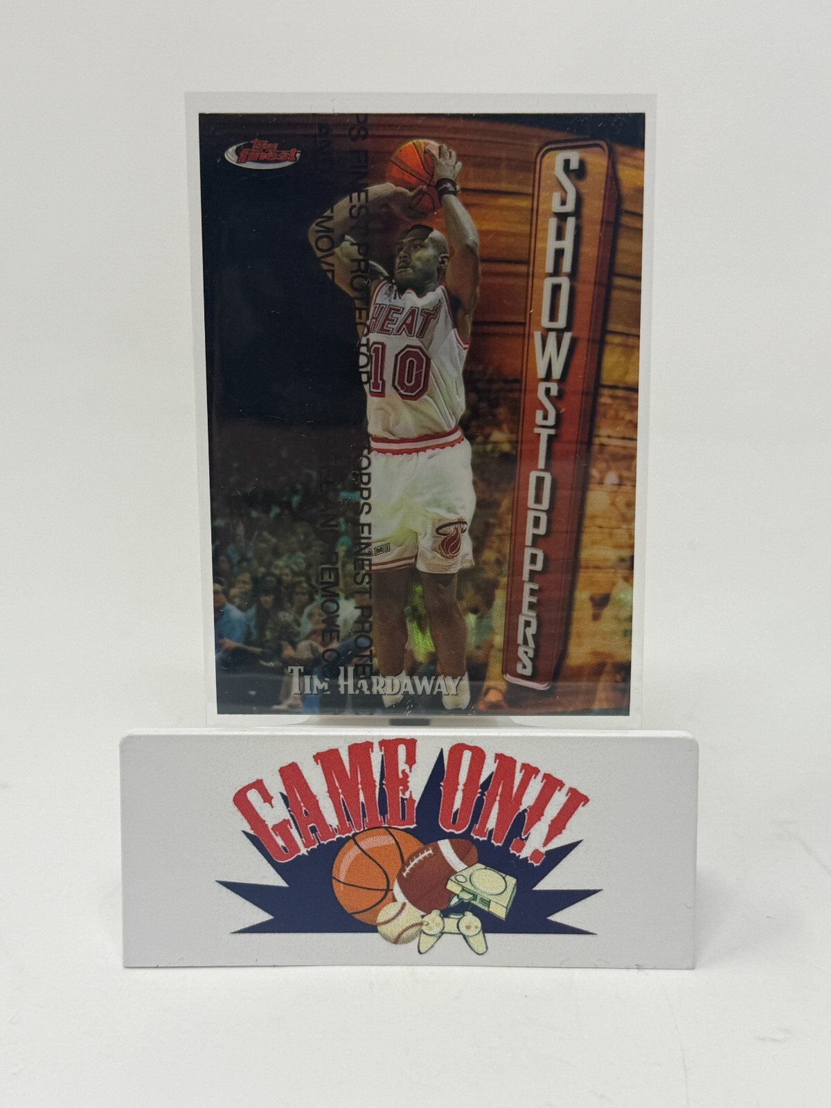 1997-98 Topps Finest Tim Hardaway Refractor Card #265