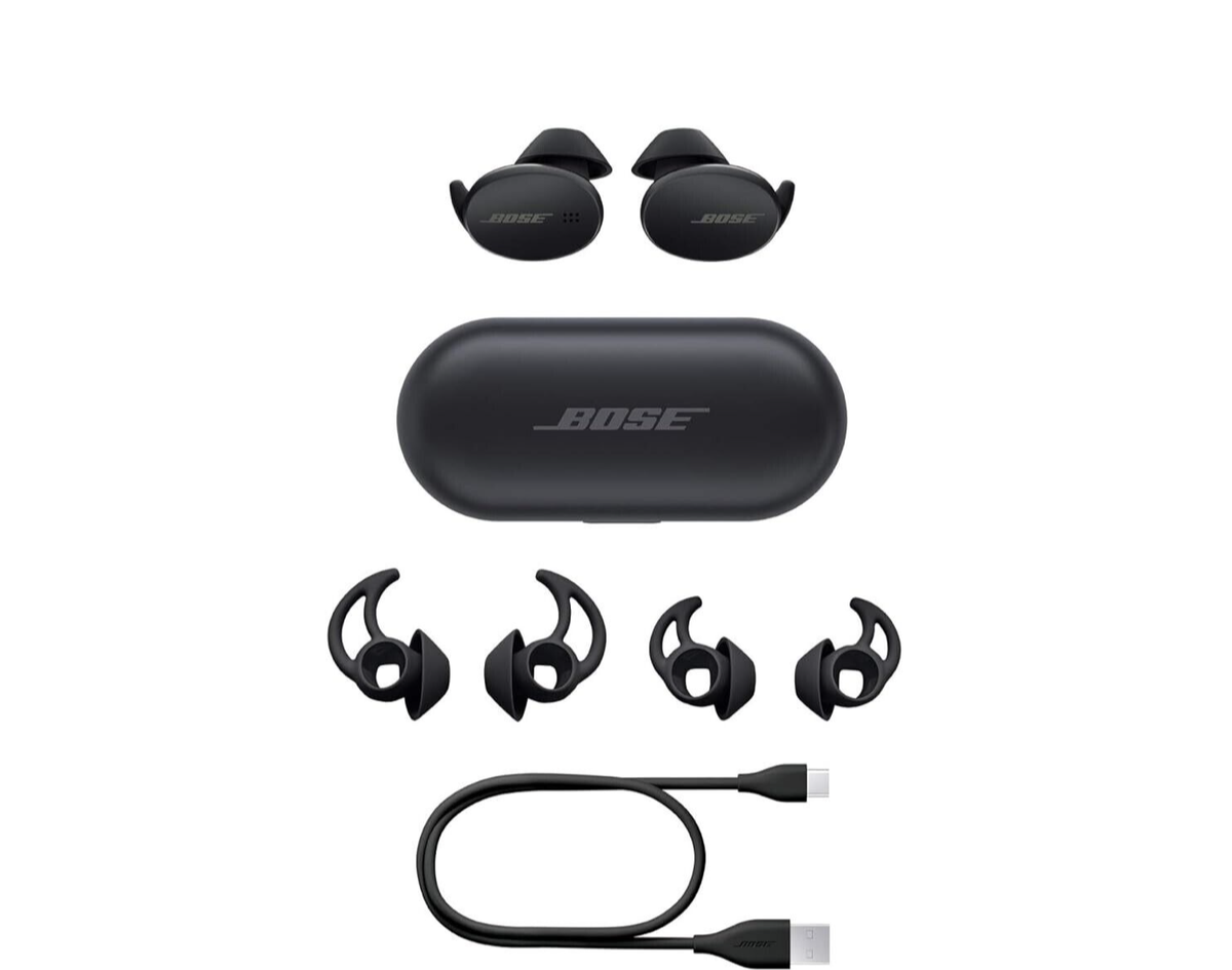 BOSE Sport Earbuds True Wireless In-Ear Earbuds Triple Black BOSE Sport Earbuds True Wireless In-Ear Earbuds Triple Black