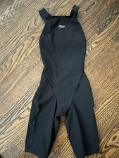 SPEEDO FASTSKIN  LZR RACER PRO TECH SUIT WOMENS 22 BLACK SWIMSUIT