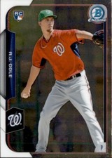 A.J. COLE RC WASHINGTON NATIONALS - 2015 BOWMAN CHROME #166