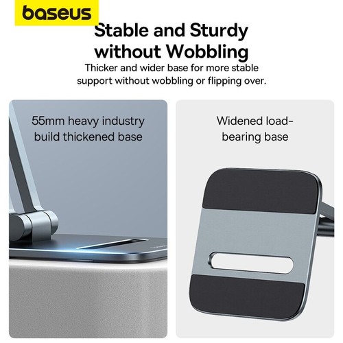 Universal Tablet/Phone Holder Desk Stand Foldable Metal Support iPhone iPad Pro - Picture 6 of 14