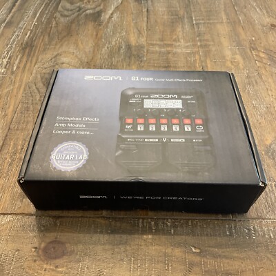 Zoom G1 Four Multi-Effects Processor for Electric Guitar