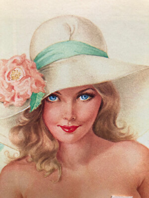 1975 Sexy Playboy Alberto Vargas pinup print (H) | eBay