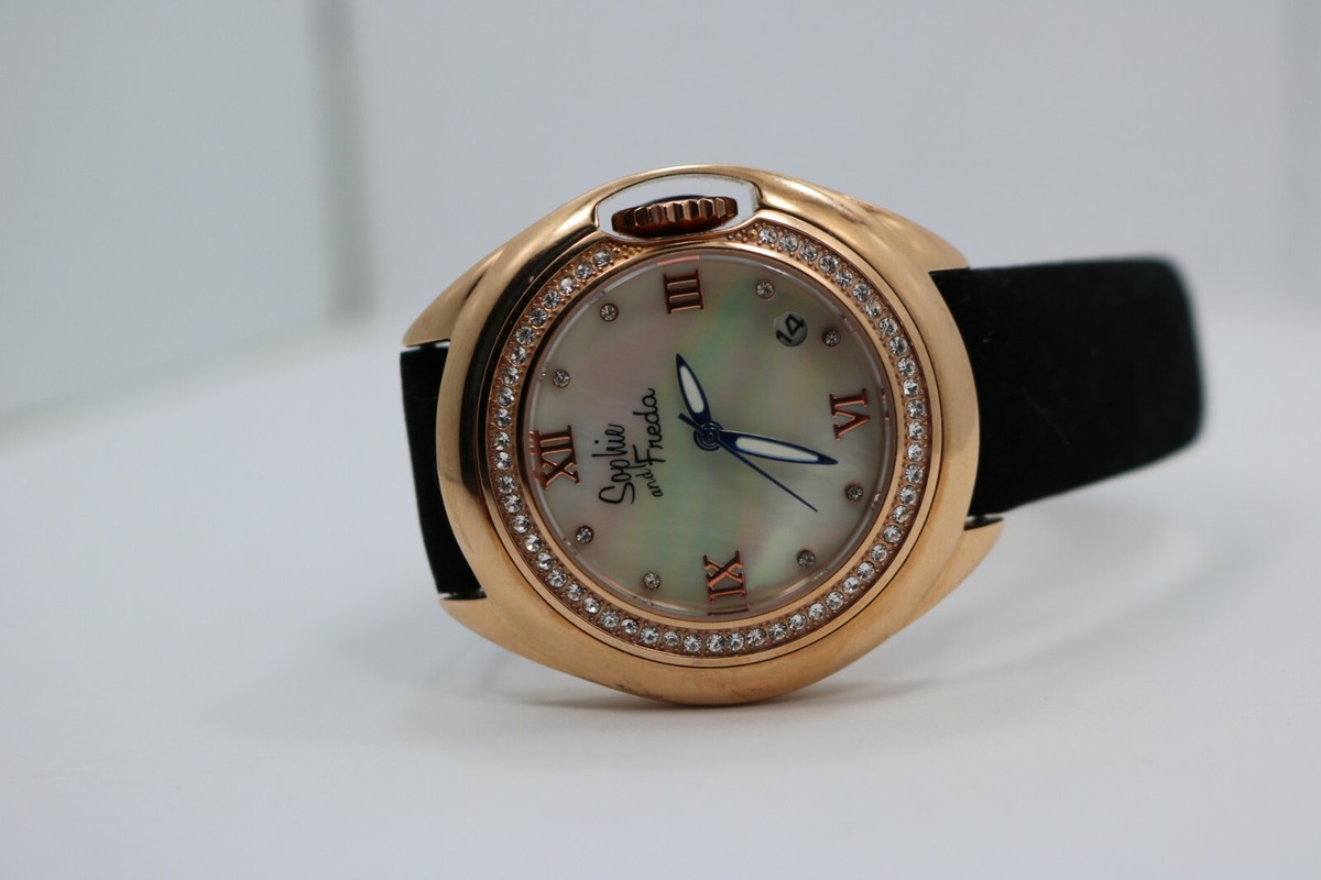 Sophie and Freda black and gold watch Sophie and Freda Berlin Women main image 3