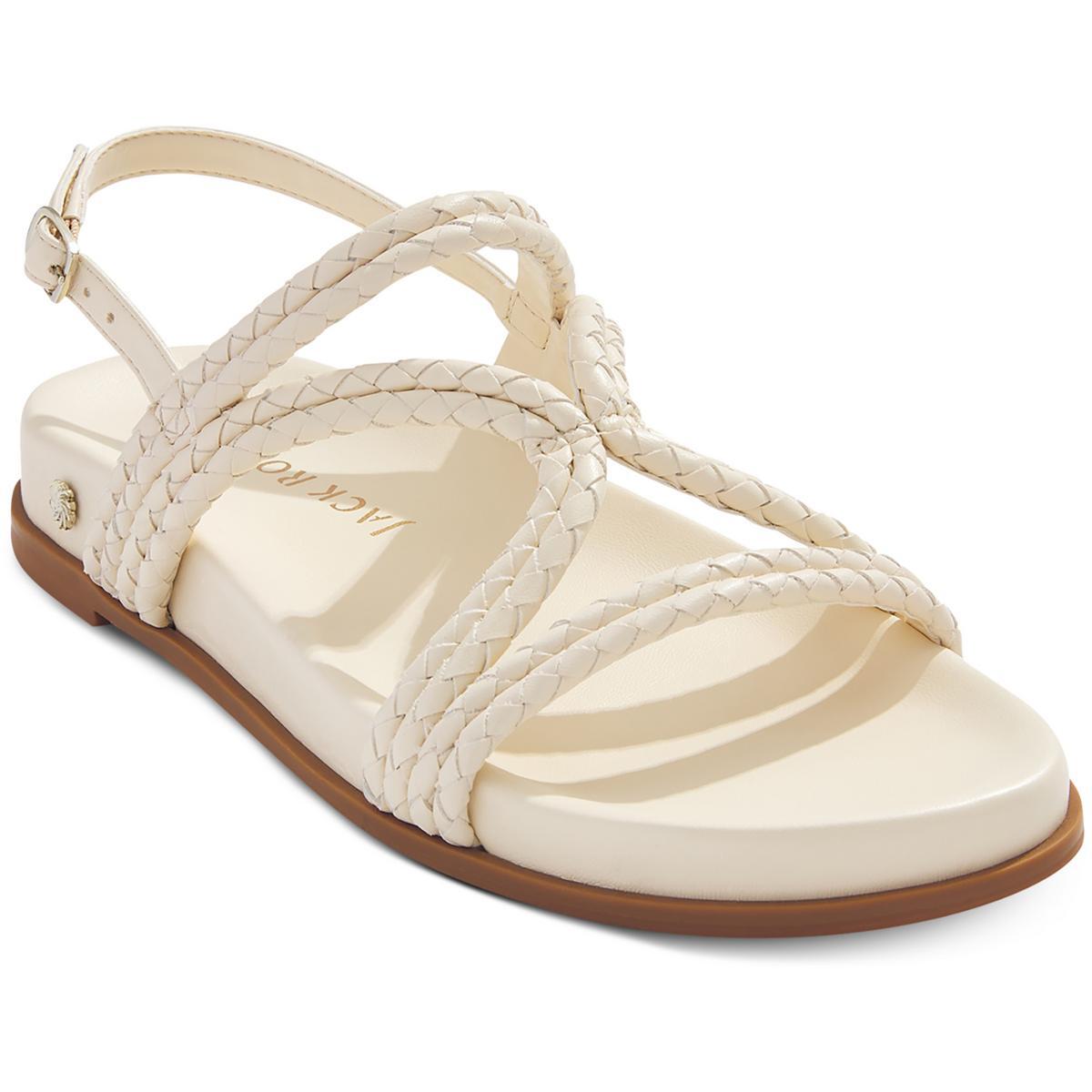 Женские босоножки на плоской подошве Jack Rogers Cove цвета слоновой кости 6.5 Medium (B,M) BHFO 5634