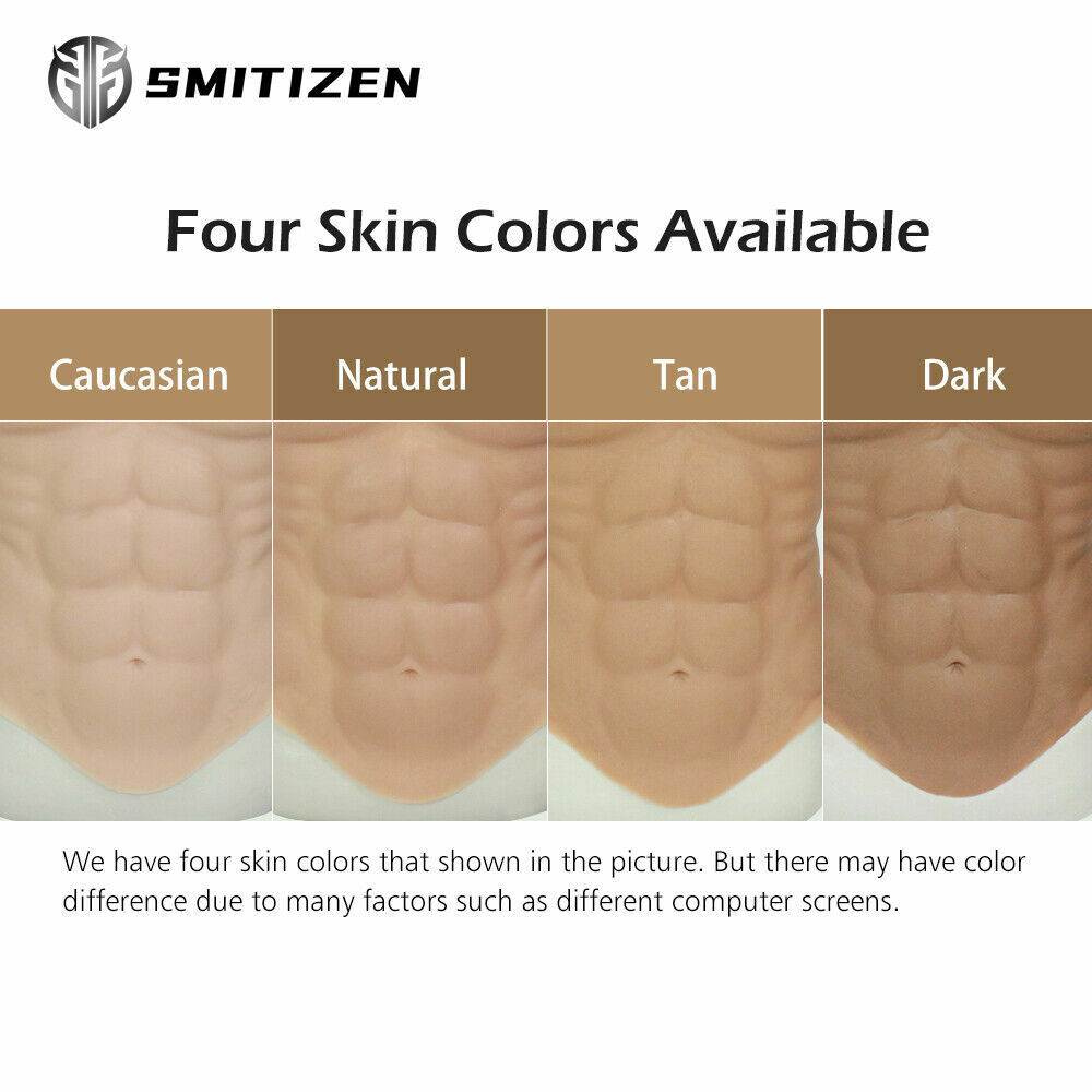 SMITIZEN Upgraded Silicone Muscle Suit Fake Chest Abdomen For Costume Cosplay image 9