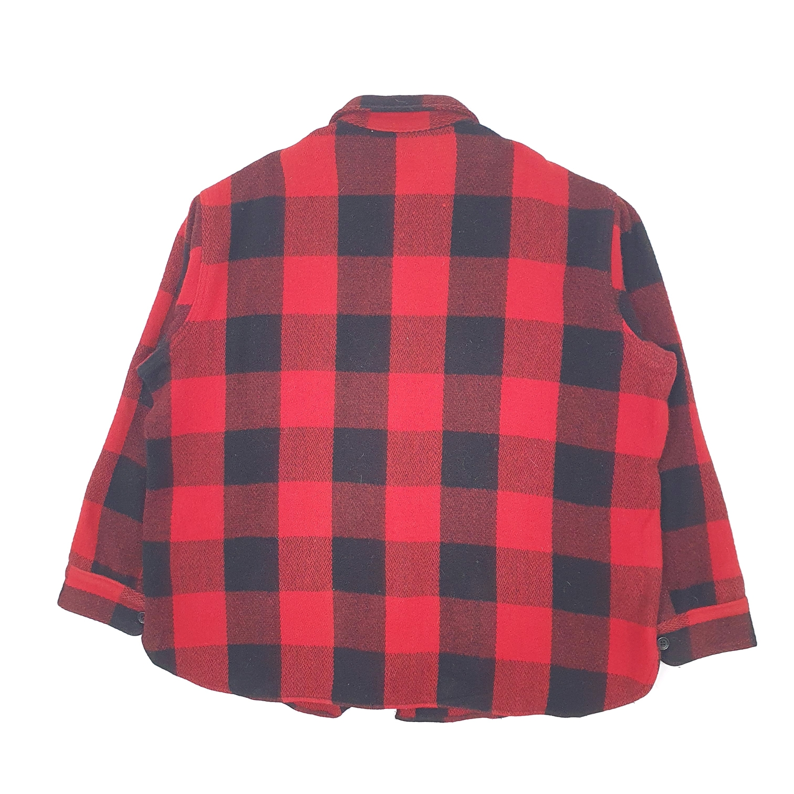 WOOLRICH Wool Jacket Coat Vintage 1970s 80s Plaid Mackinaw Cruiser Mens XXL image 3