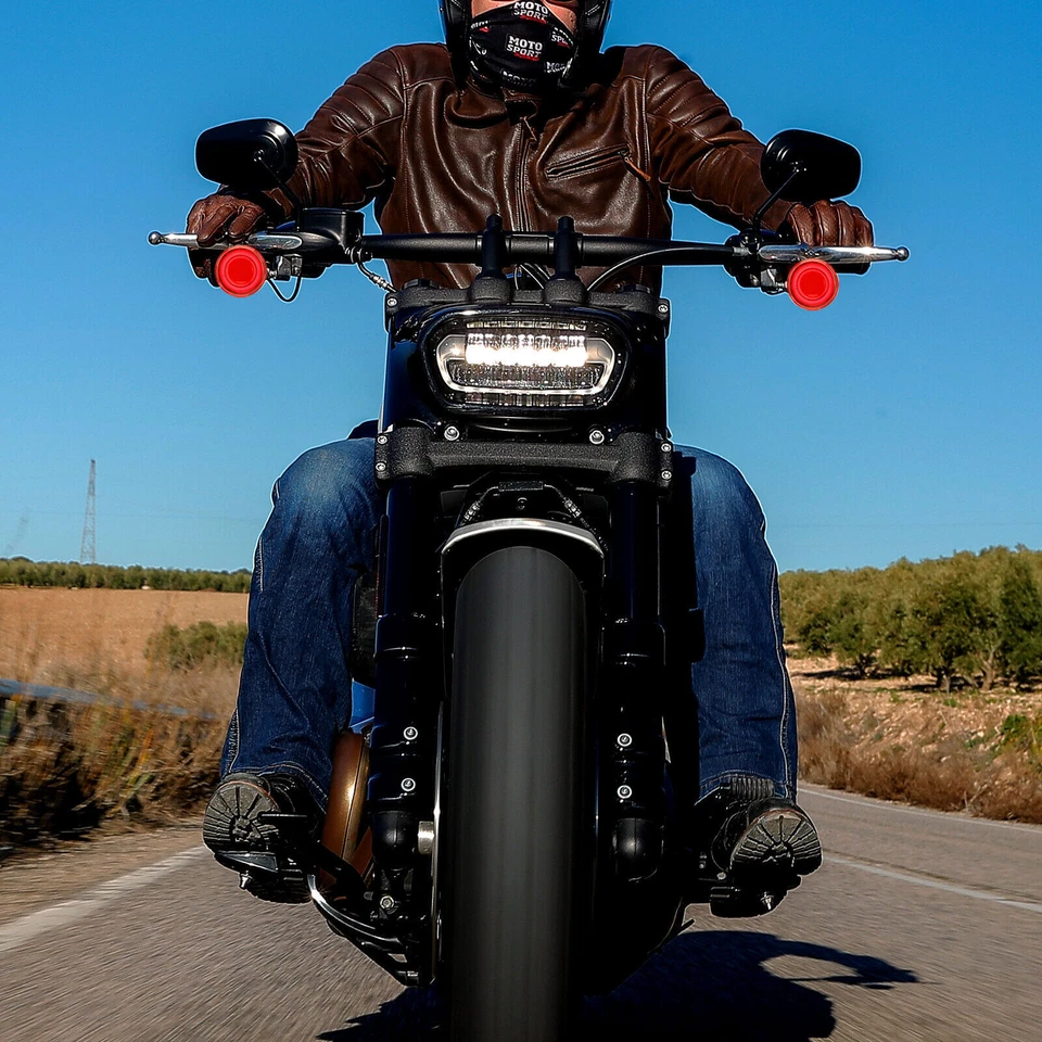 2-дюймовые 1156 светодиодные стоп-сигналы указатели поворота для Harley Touring Dyna Softail CVO - Изображение 2 из 4