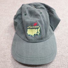Vintage Masters Hat Green American Needle Made in USA Large Logo Dadhat