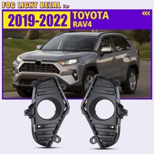 For 2019-2025 Toyota RAV4 Fog Light Bezels Covers Replacements Pair