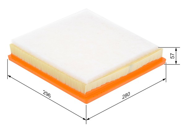 Bosch F 026 400 103 Luftfilter Filtereinsatz FüR Nissan Opel Renault Vauxhall-image