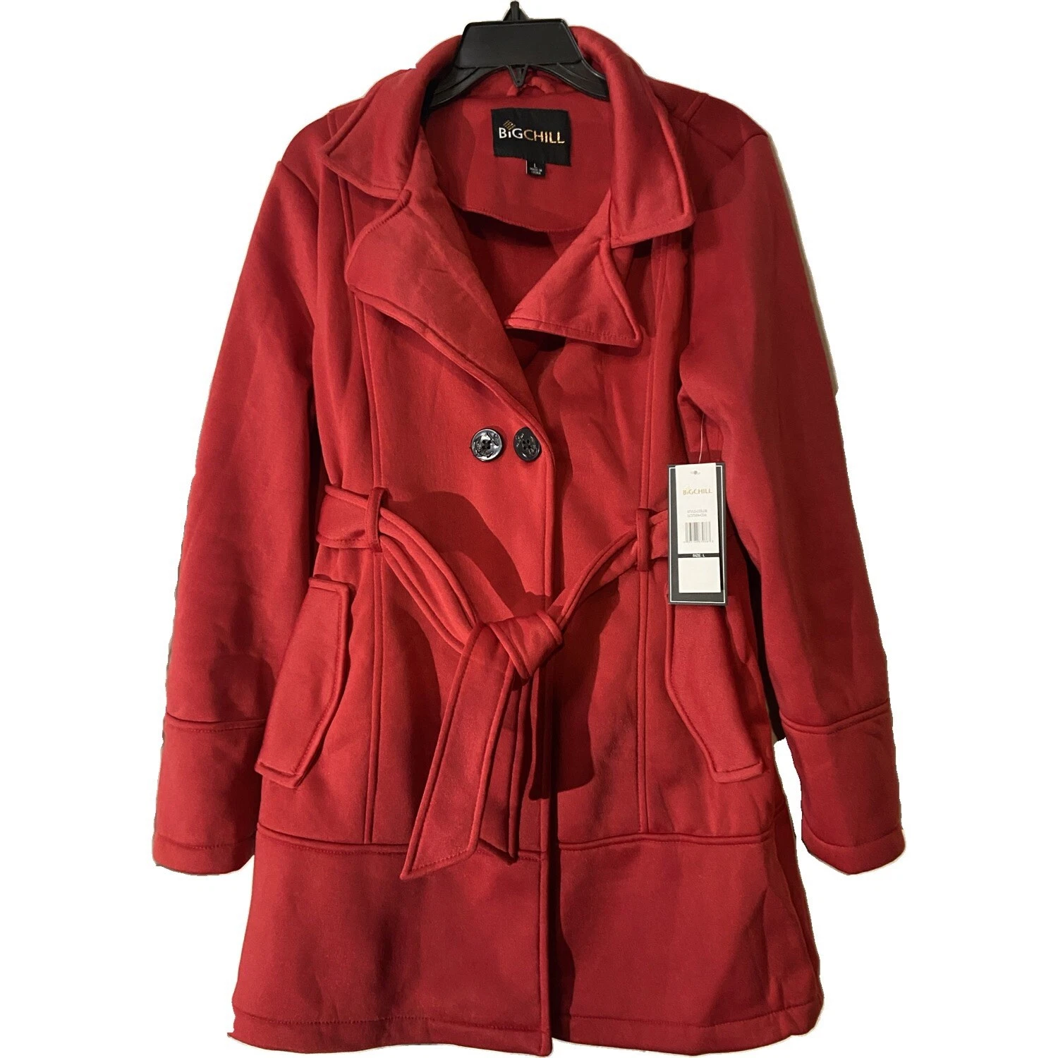 VETEMENTS GIACCA POLIESTERE BIG CHILL RED TAGLIA L