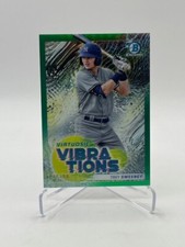 2022 BOWMAN CHROME TREY SWEENEY RC VIRTUOSIC VIBRATIONS GREEN #D 31/99 SP