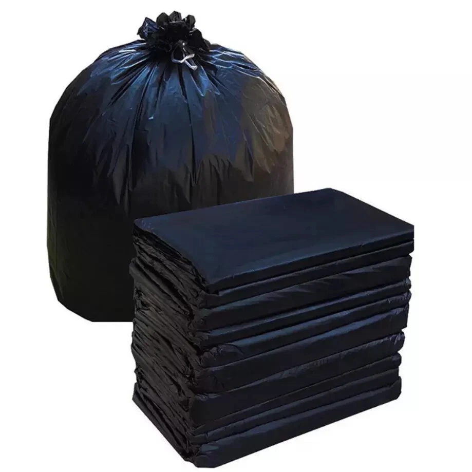 BIN LINERS BLACK 200G HEAVY DUTY REFUSE SACKS RUBBISH BAGS - Image 3 of 4
