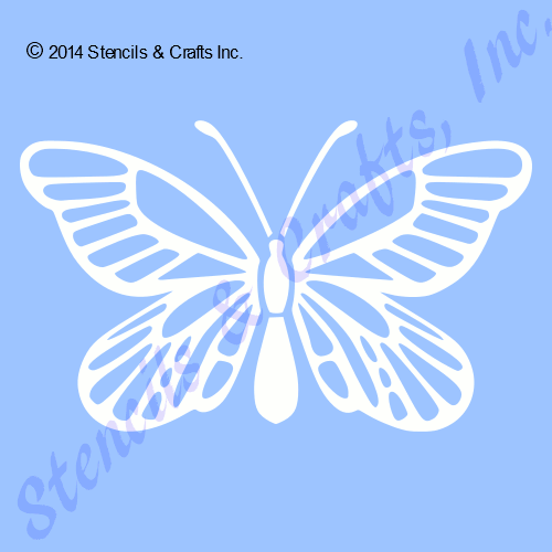 BUTTERFLIES STENCIL FLOWER BUTTERFLY PAINT TEMPLATE CRAFT NEW by STENSOURCE