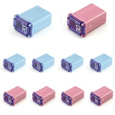 10Pcs Micro Cartridge Fuses 20A 30A for Automotive Circuit Protection Kits