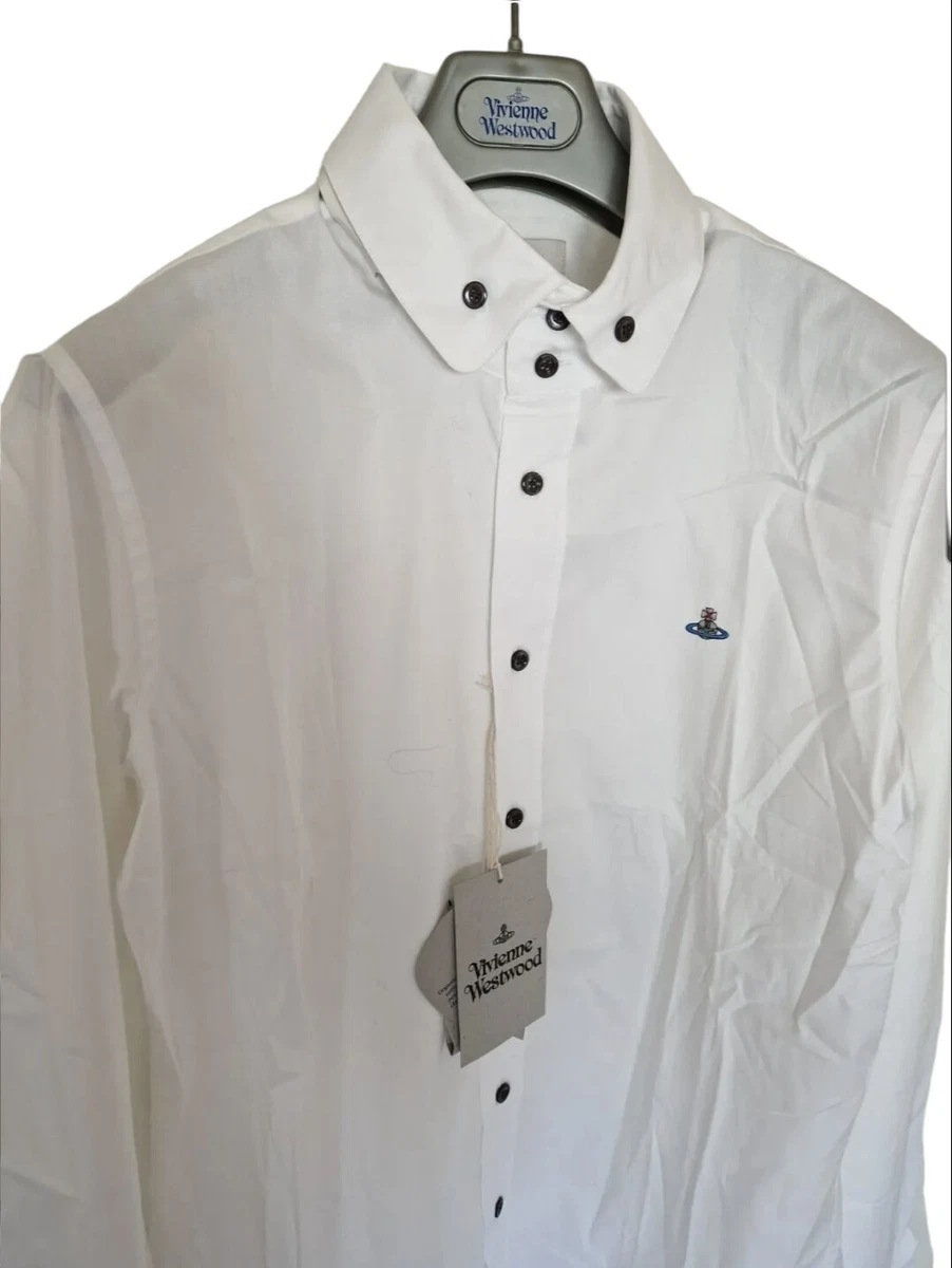 vivienne westwood white long sleeve shirt