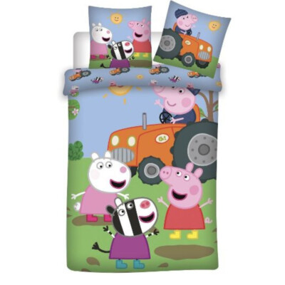 tractor cot bed duvet set