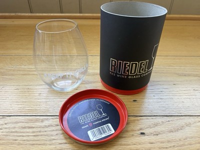 Riedel Wine Glass Stemless Tumbler Keep It Chill Engraved NEW With Box