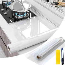 Clear Contact Paper Self Adhesive Peel Stick Wallpaper For Kitchen Countertop