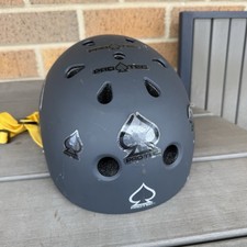 Pro Tec Classic Matte Black Yellow Straps Cyc...