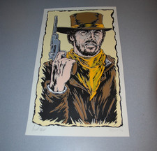 Sean Cliver Frankie Hill Skateboard Print Poster Powell Peralta Clint Eastwood