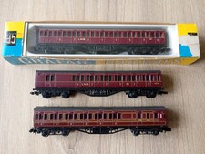 3 X Graham Farish N Gauge Maroon Coaches 