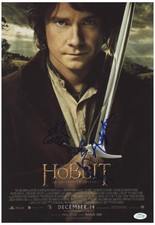 The Hobbit Lord Of the Rings Cast Signed 12x18 Photo Original Poster ACOA