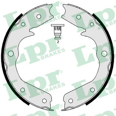 08970 LPR Bremsbackensatz, Feststellbremse FüR Honda,Isuzu,Opel,Vauxhall-image