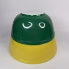 Set of 2 Vintage Pyrex Nesting Mixing Bowl Set Yellow (404) and Green (403) Set