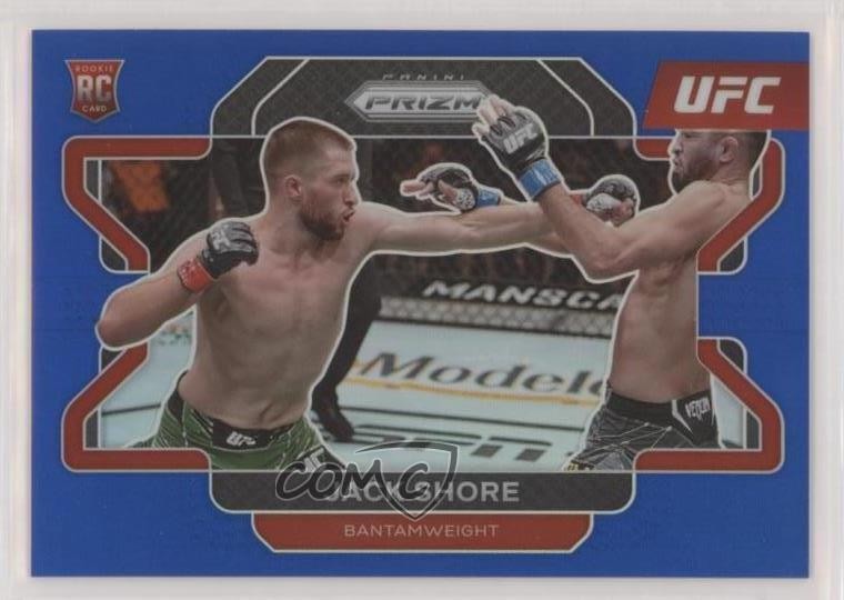 2022 Panini Prizm UFC Blue Prizm 56/199 Jack Shore #33 0c2t