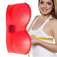 Electric Breast Bra Vibration Chest Enhancer Enlargement Lift Heating Massager