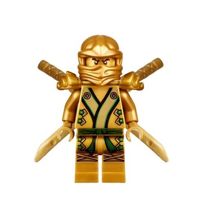 MOC Lego Minifig Figurine: Ninjago Lloyd Gold Fast Shipping Perfect Gift Hot-