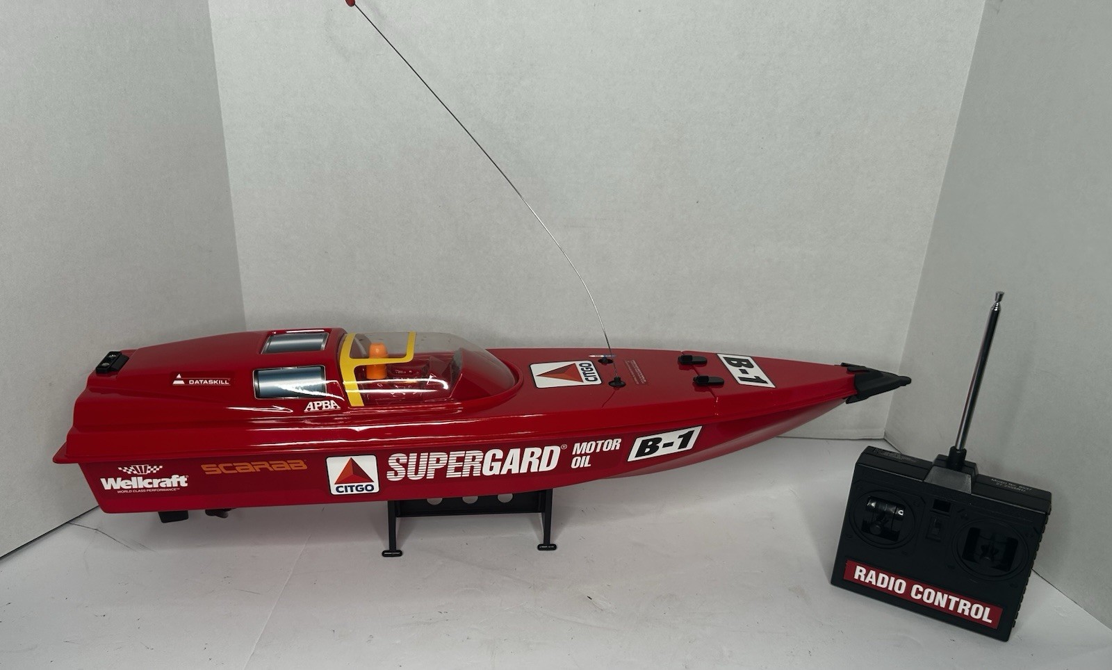 CITGO Supergard Radio Control Toy Boat w/Transmitter 24&rdquo; NEW OPEN BOX No. 8537