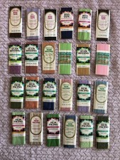 Vtg J P Coats Wrights Lot Of 24 Lace Seam Binding, Hem Facing Bias Tape