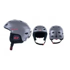 Dirty Dog Orbit Childrens Ski Helmet Dark Silver - X Small  (48-54cm)