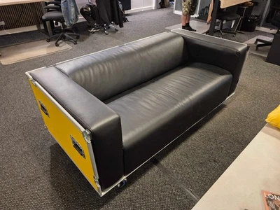3 Seater Sofa Flight Case inc Sofa - Studio Office Touring - EX DEMO #717 - Image 1 of 4