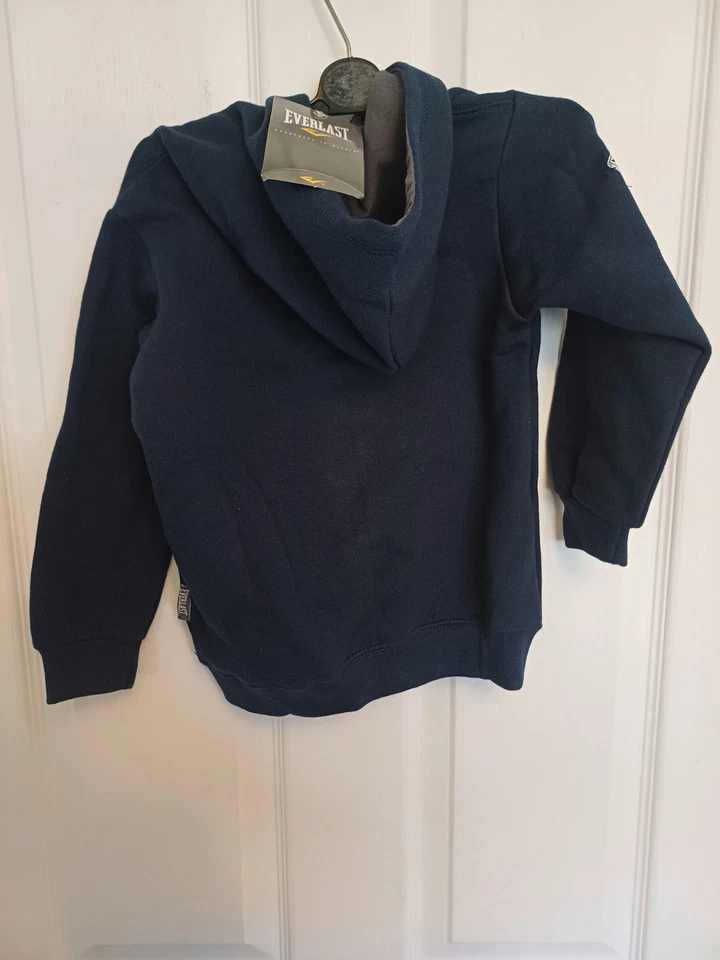 Bnwt Boys Everlast Web Other The Head Navy Hoodie Age 5-6 Years - Image 4 of 4