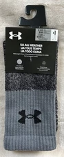 Under Armour Men's UA All Weather Wool Blend Crew Socks Size Large 8.5-13