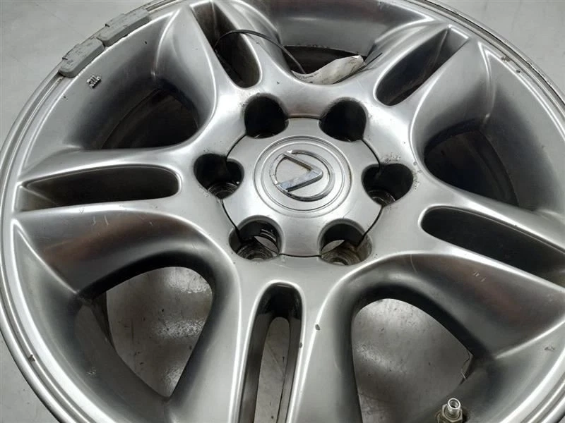 Wheel 17x7-1/2 Alloy 5 Spoke Dark Silver Fits 05-09 LEXUS GX470 - Image 4 of 4