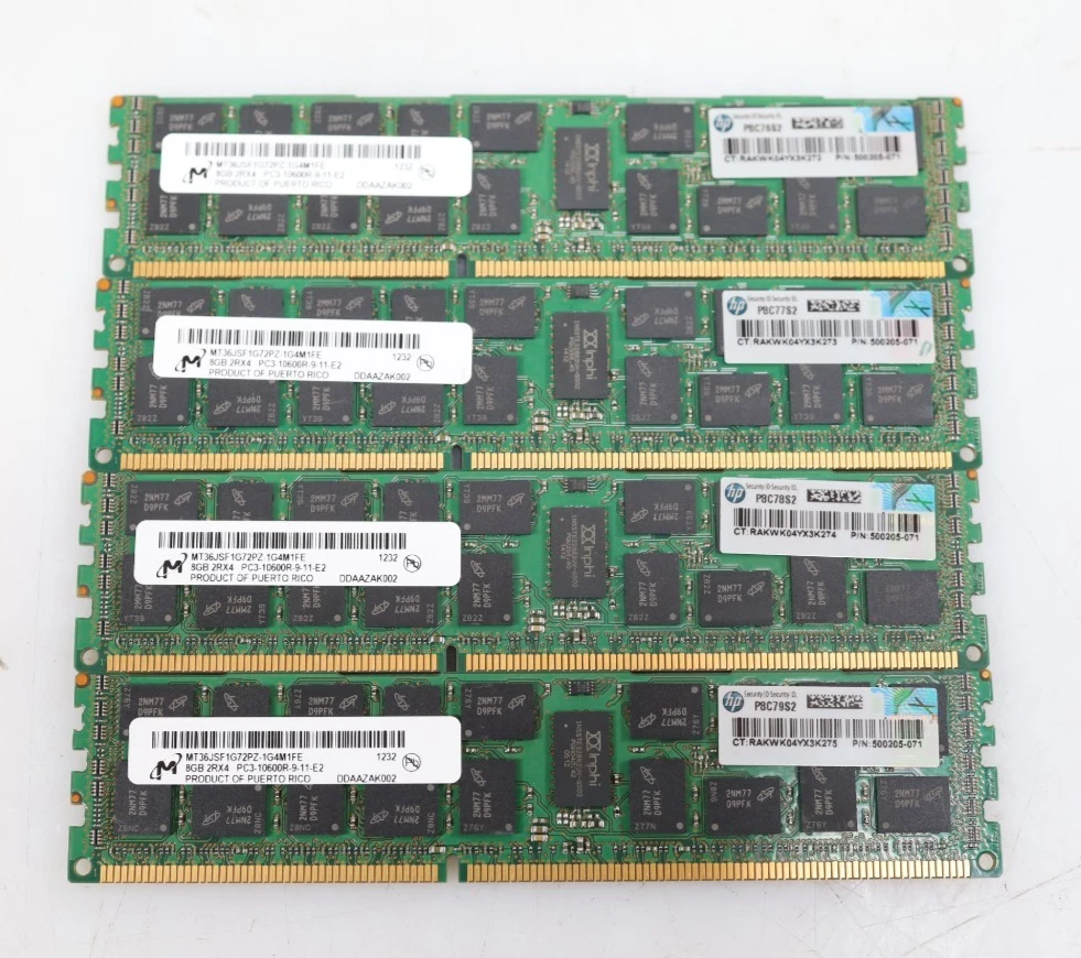 PC3-10600R (DDR3-1333) Bus Speed Network Server Memory (RAM) for