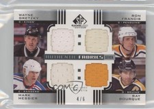2011-12 SP Game Used Edition 4/6 Joe Sakic Mario Lemieux Mark Messier HOF 1pc9