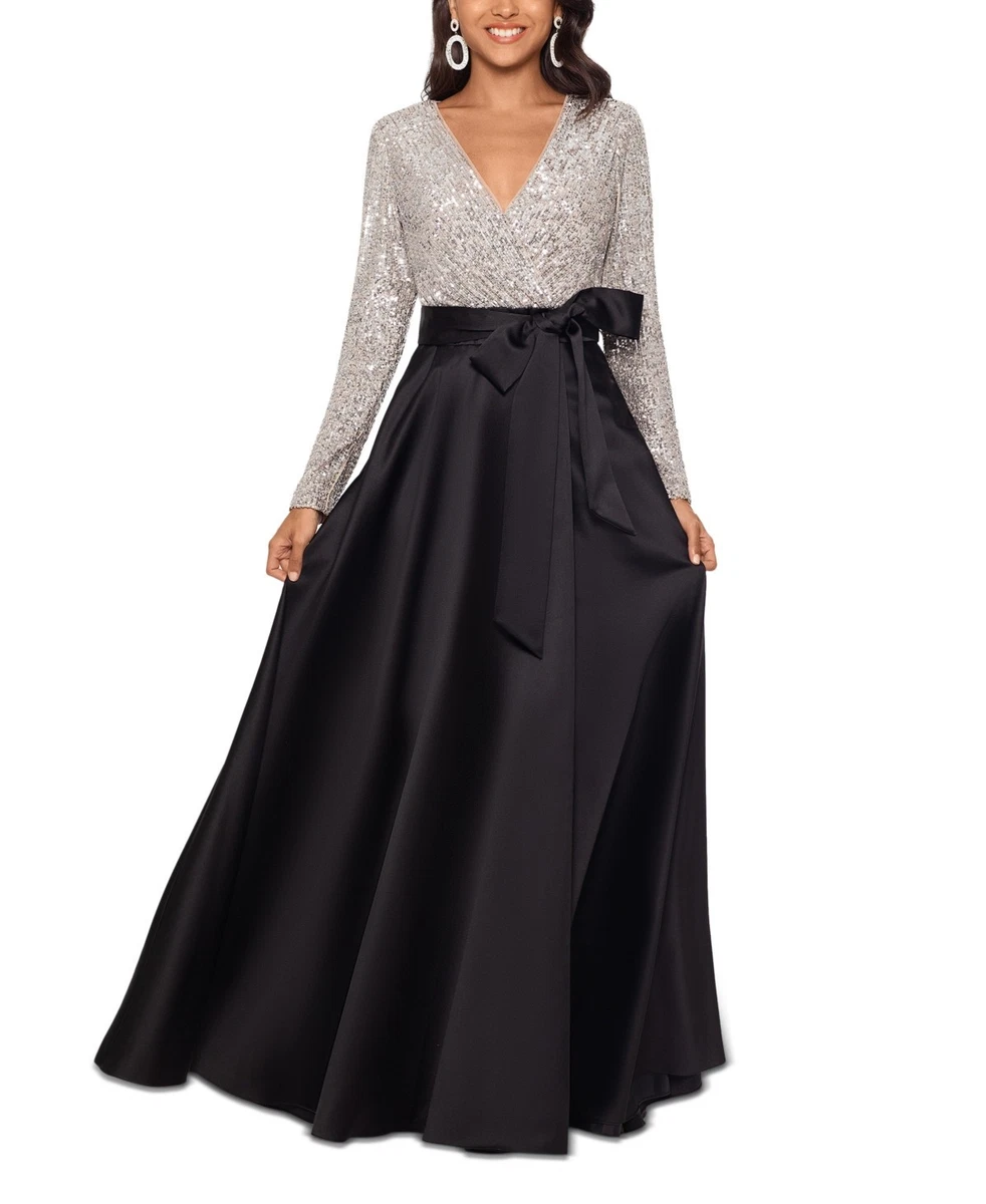 chinese dress ladies Amazon.com: Xscape Women's Long Sleeve V-Neck Floral Skirted Floor Length  Gown, Black, 4 : Clothing, Shoes & Jewelry