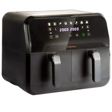 Onemoon D8 Doble Cesta 4L + 4L Negra 1700W Freidora de aire