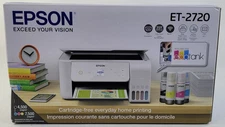 Epson EcoTank ET-2720 Printer All in One Supertank Color Inkjet Printer White