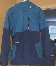 Volcom Mens Hooded Colorblock Ski Jacket, Wat...