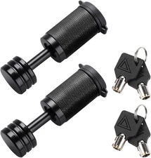 CZC AUTO Trailer Tongue Coupler Lock, Dia 1/4 Inch, 7/8 Inch Span Fits... 